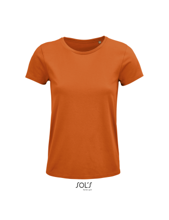 T-Shirt με οργανικό βαμβάκι (Crusader women 03581) πορτοκαλί